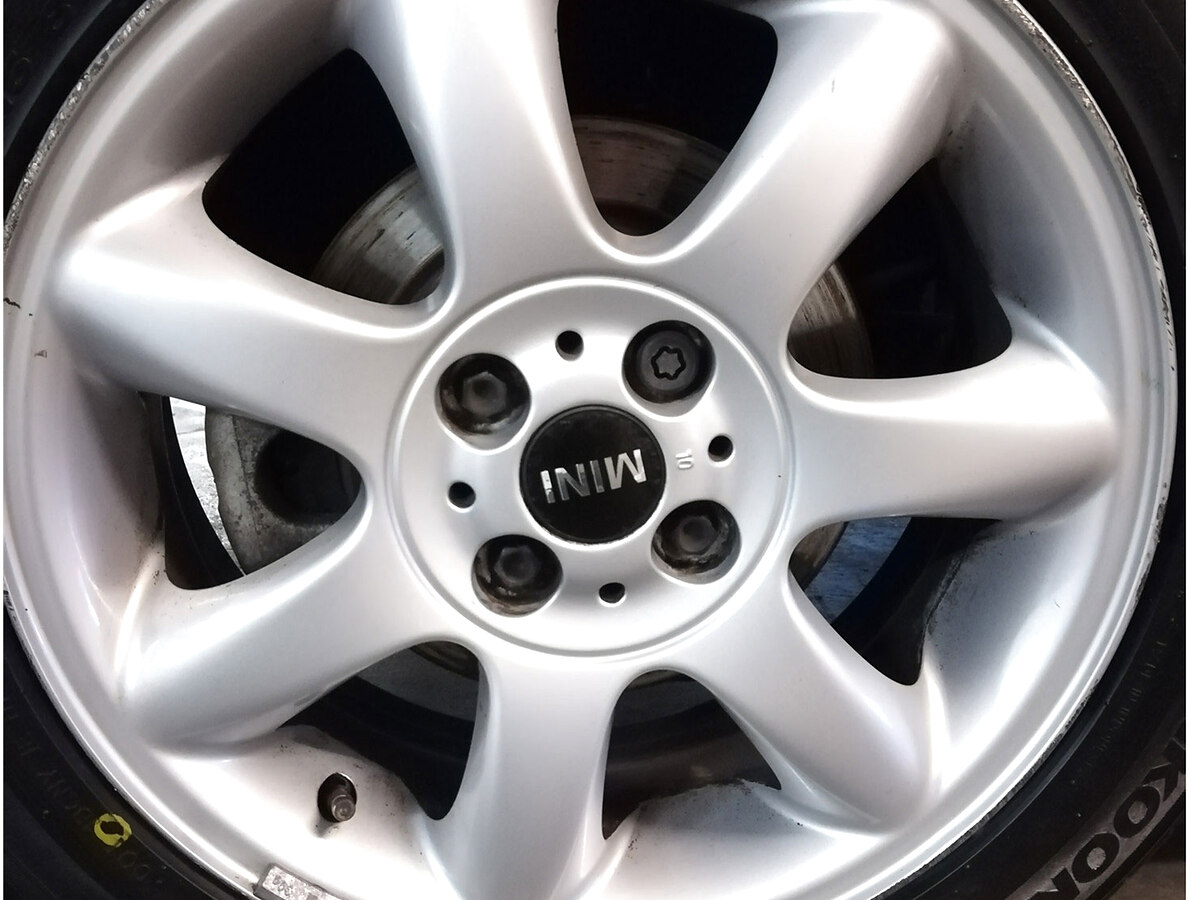 The same wheel after cleaning